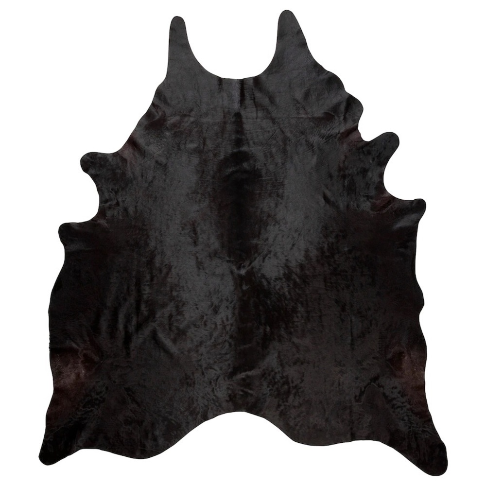 IKEA KOLDBY Cowhide Rug-Black. Never been used